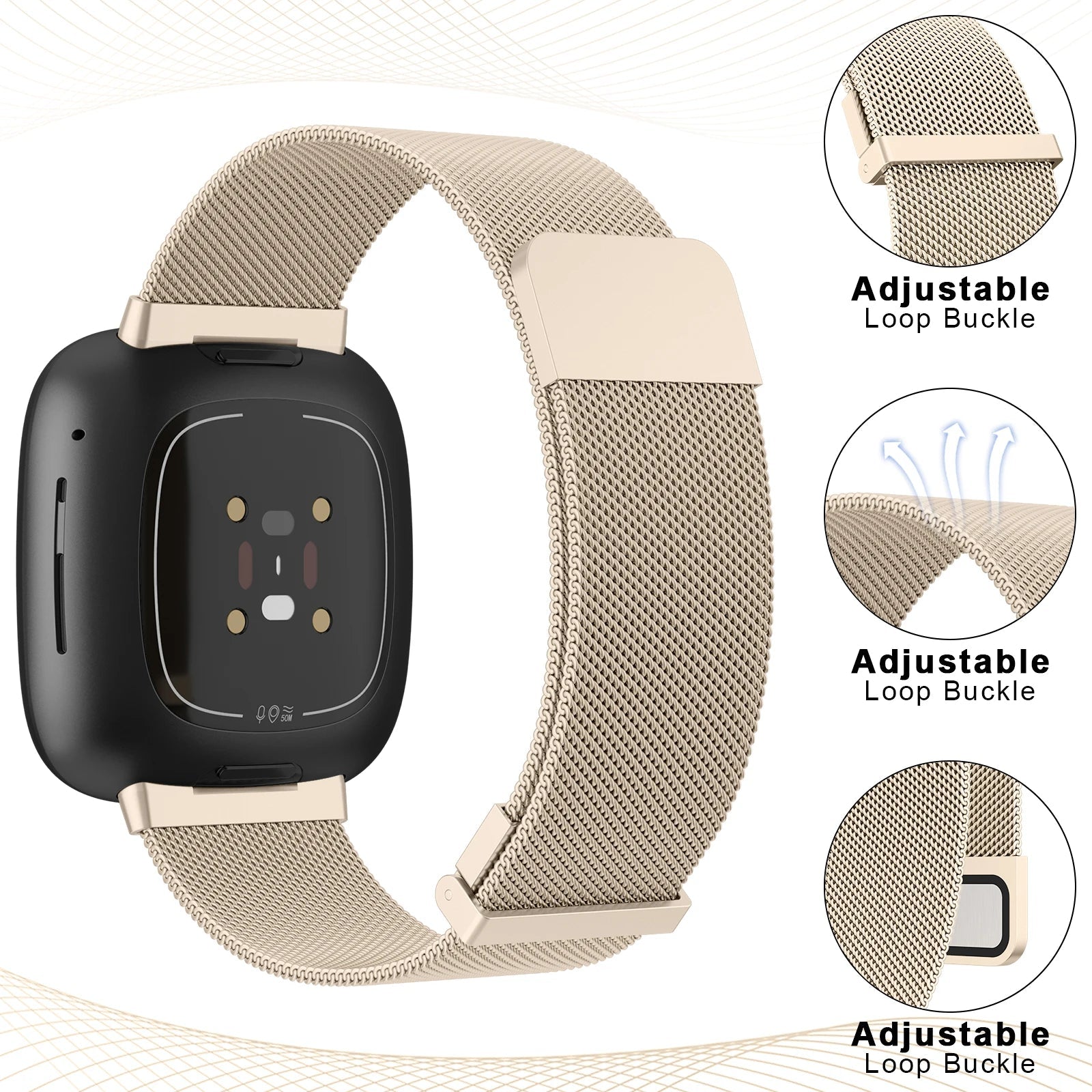 Magnetic Strap for Fitbit Versa